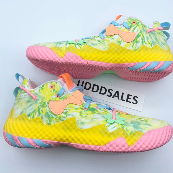 Adidas Harden Vol 6 Multicolor Tie Dye Basketball Shoes HQ6096 Men’s Size 14 NWT