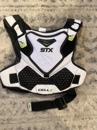 Used Large STX Cell IV Shoulder Pads WITH Chest Protect