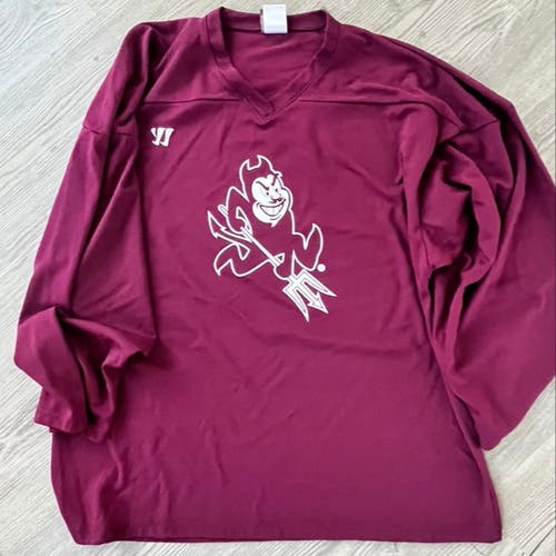 Rare Arizona State ASU Hockey Practice Jersey Warrior L #3