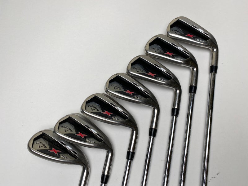 Callaway 2013 X Hot Iron Set 5-PW+AW Speed Step 85 85g Regular Steel Mens RH
