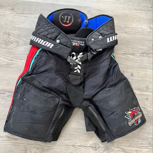 Black Senior Medium Warrior Covert QRE Pro Pro Stock Hockey Pants