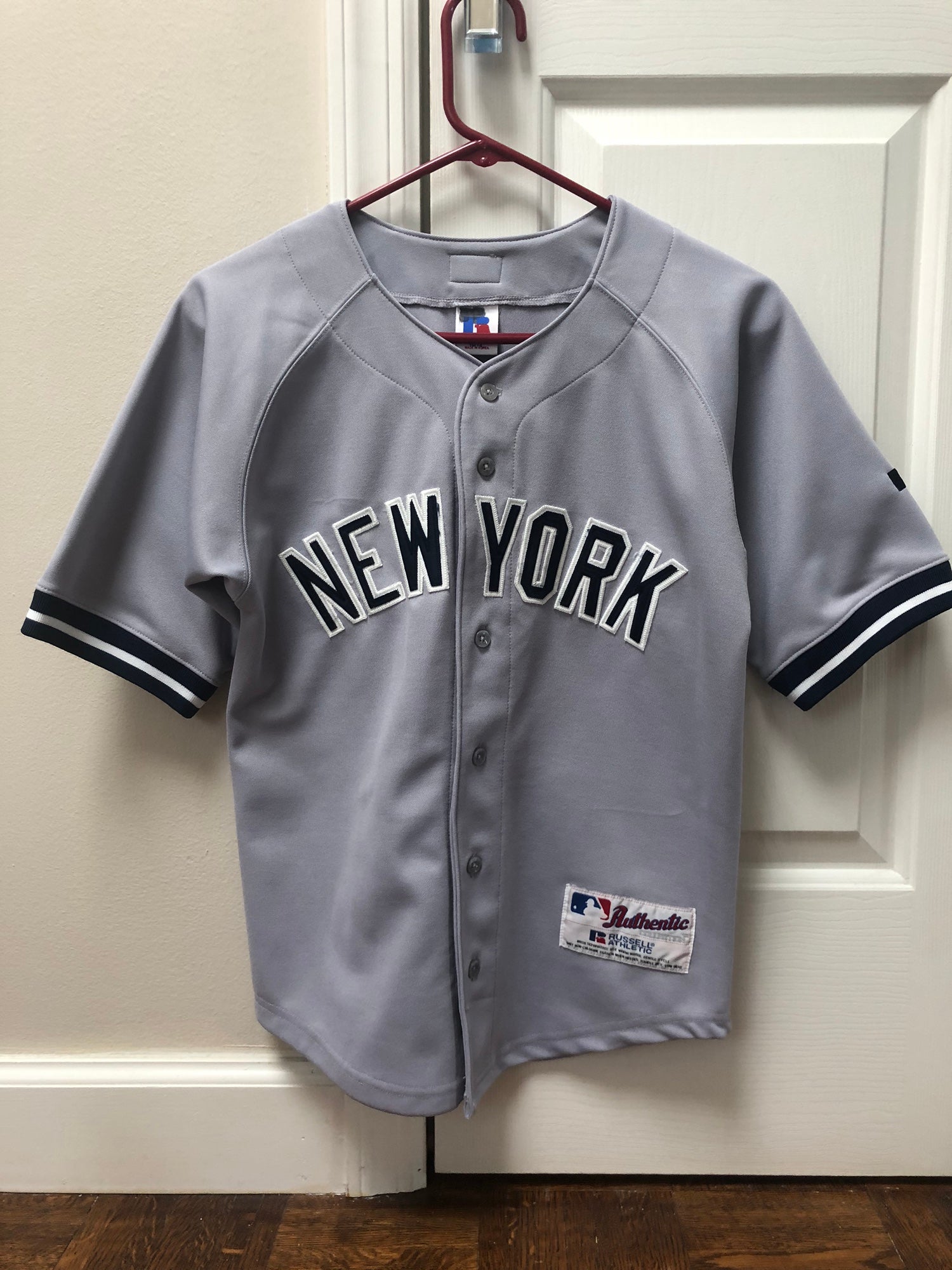 Vintage New York Yankees Jersey Russell Athletic Size Youth 