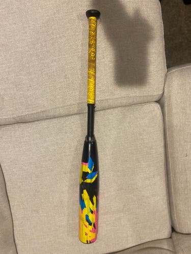 Used USSSA Certified 2023 DeMarini Composite Zoa Glitch Bat (-10) 21 oz 31"