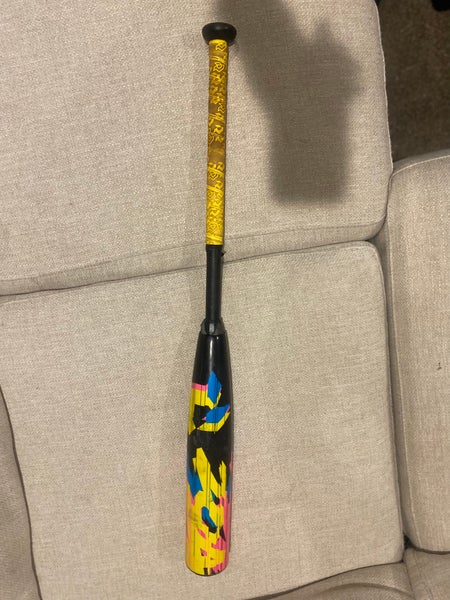 Used USSSA Certified 2023 DeMarini Composite Zoa Glitch Bat (-10) 21 oz 31"