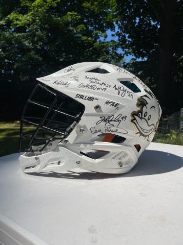 Signed 2017 Team Hopkins Lacrosse Helmet
