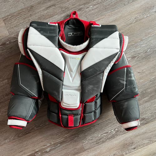 Bauer Pro Custom Hyperlite Goalie Chest Protector + Mach Arms, Senior Small (Used)