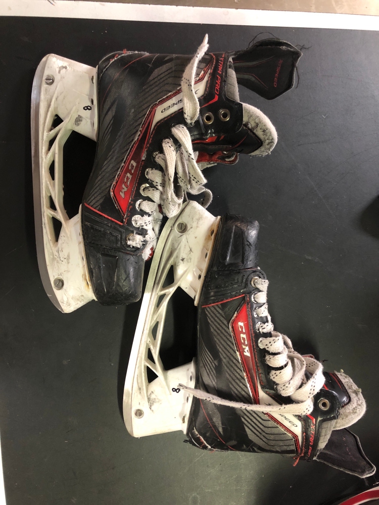 Used CCM Regular Width Size 7.5 JetSpeed XTra Pro Hockey Skates