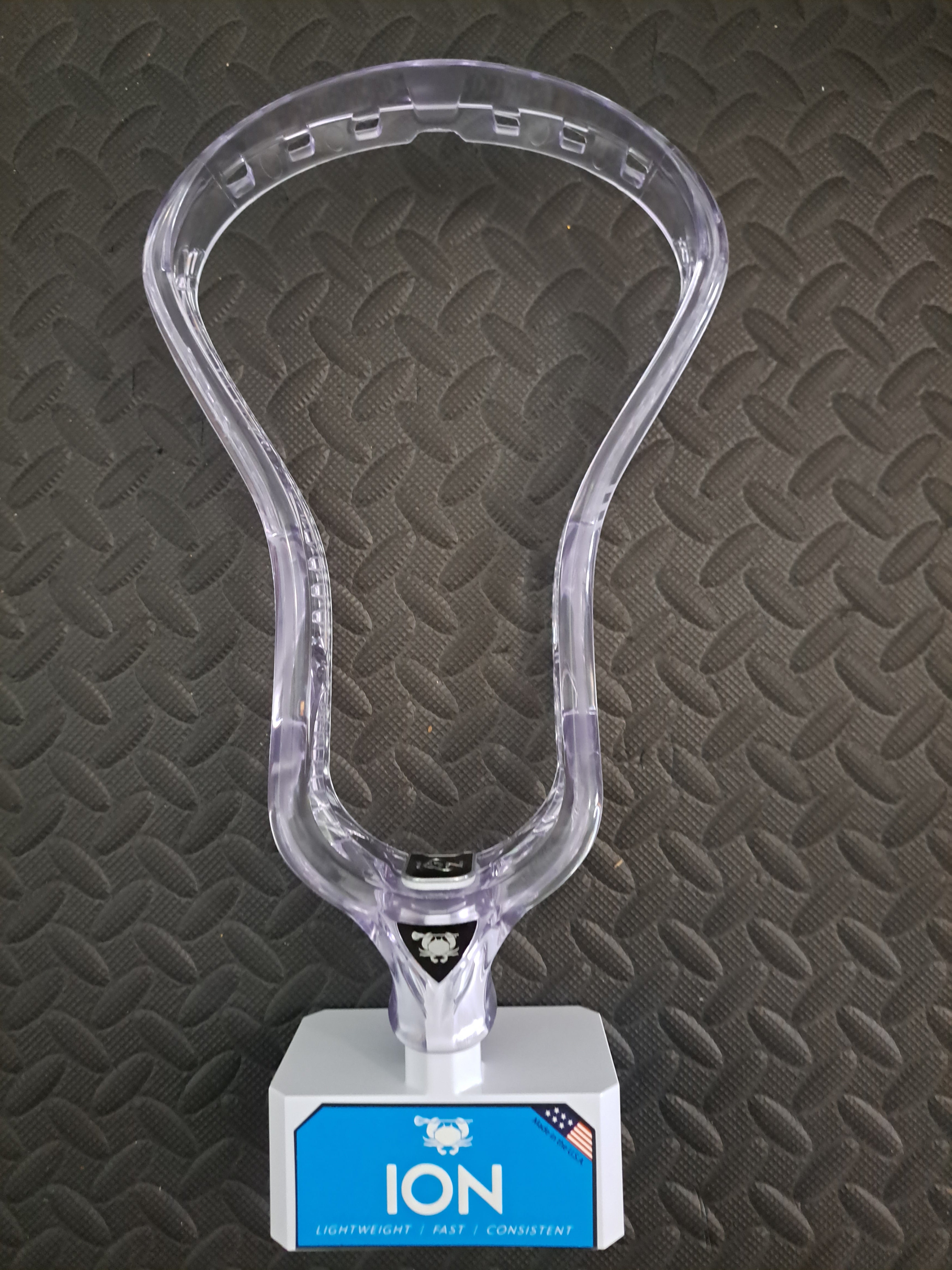 ECD Ion Lacrosse Head - Clear Unstrung