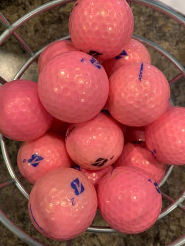 4 Dozen (48) Pink Bridgestone Lady Near Mint to Mint Used Golf Balls