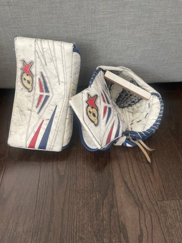 BRIANS Subzero Pro2 goalie glove and blocker.