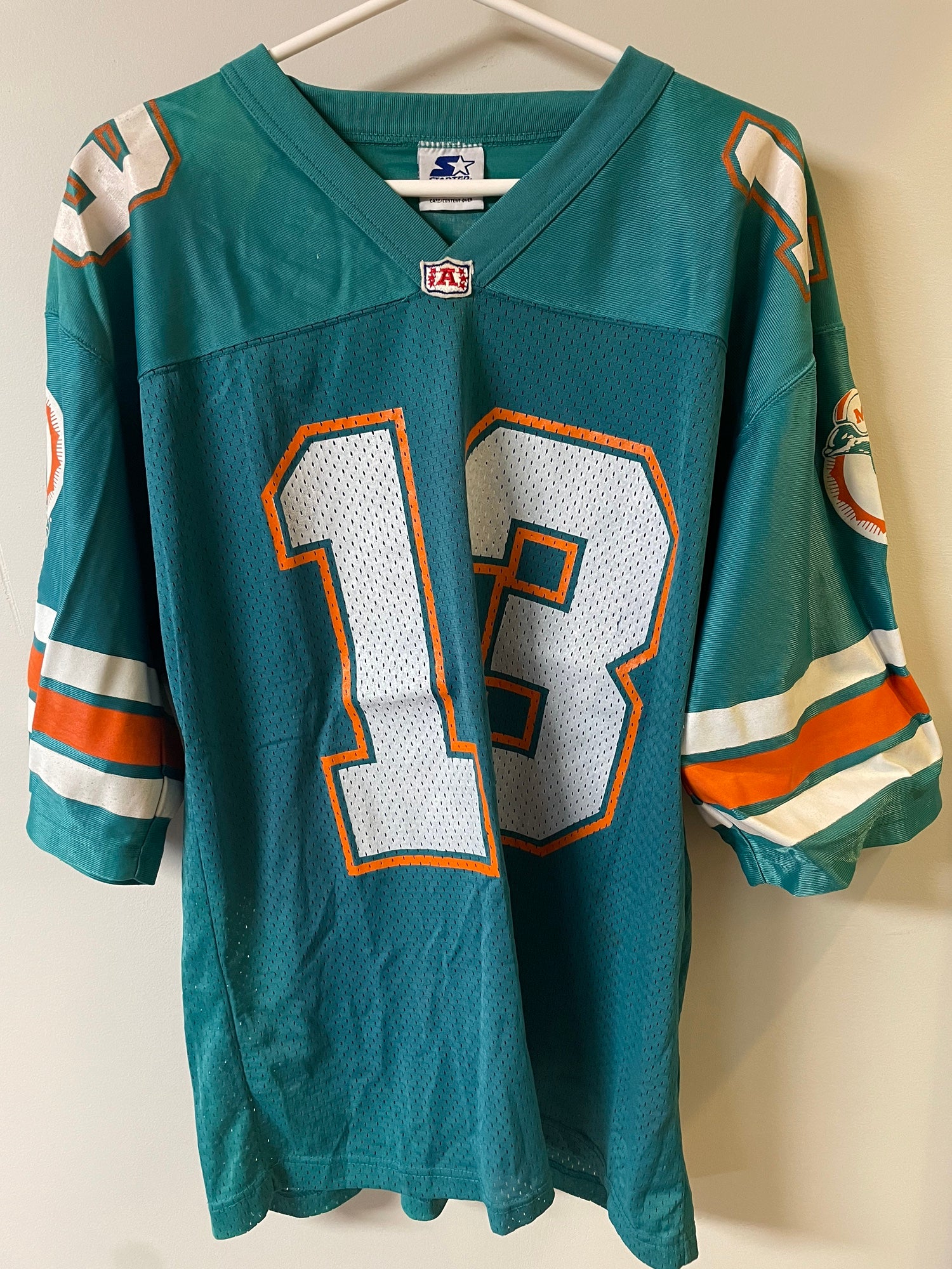 Dan Marino White Miami Dolphins Autographed Practice-Used Jersey