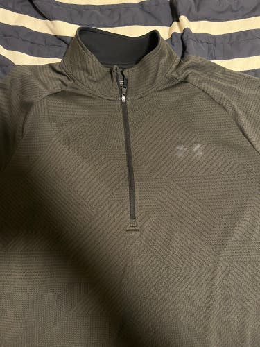 NEED GONE Under Armour 1/4 Zip Olive