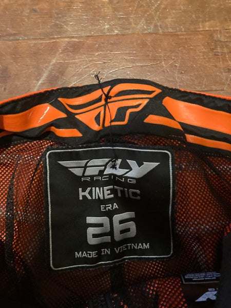 Orange Used Adult Unisex Fly Racing Pants