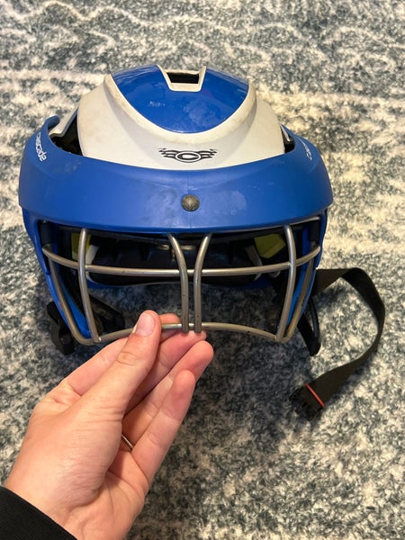 Player's Cascade LX Helmet And White Under armor Batting Gloves