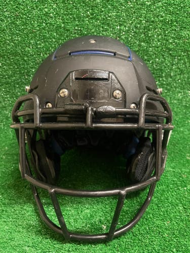 Adult Medium - Schutt F7 VTD Football Helmet W/chinstrap - Navy Blue