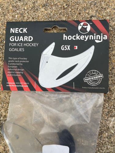 Hockey goalie neck guard/dangler