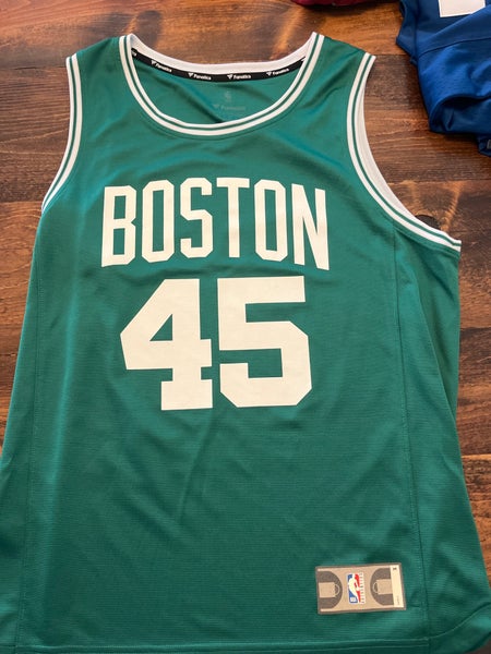 Boston Celtics Fast Break Custom Replica Jersey Kelly Green Icon