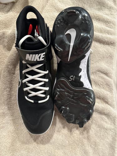 Black Men's Metal High Top