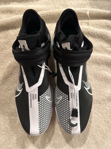 Black Men's Metal High Top Force Zoom Trout 7