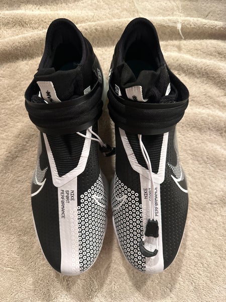 Black Men's Metal High Top Force Zoom Trout 7