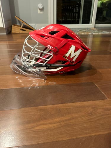 Team Issued Maryland Lacrosse Cascade S Helmet