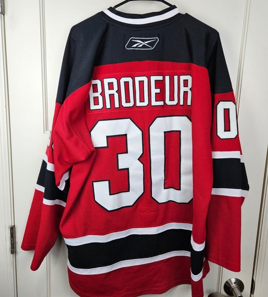 New Jersey Devils Martin Brodeur Official Red/Green CCM Authentic
