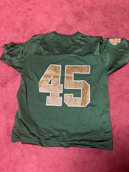 Notre Dame Green Jersey Kids Large