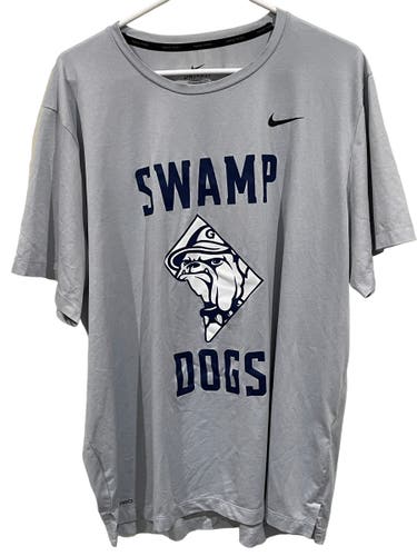 Georgetown Lacrosse Swamp Dogs Team Issued Nike Dri-Fit Shirt XL