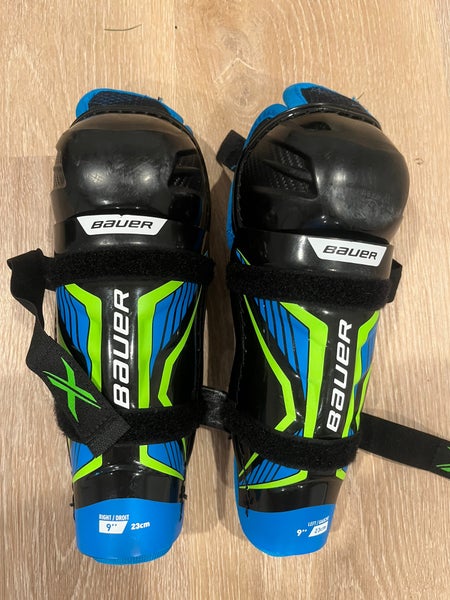 Lightly used Youth Bauer shin pads