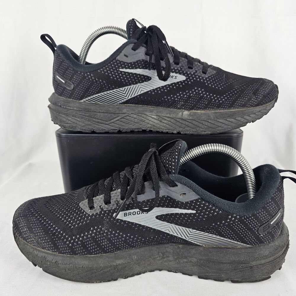 Brooks Revel 6 Men\'s Size 14 D US Black Gray Running Shoes 1103981D072 Sneakers Brooks | Shoes | Brooks Revel 6 Running Shoes Mens 3d Black  main image 3
