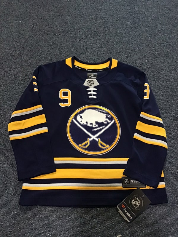 Custom Buffalo Sabres 17 Gragnani 63 Ennis 57 Myers 42 Gerbe 36 Kaleta Dark  Blue 40th Anniversary Ice Hockey Jersey Any Name Any Number From Since,  $39.99