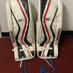 Used 30” + 1” Reebok XLT Intermediate Goalie Leg Pads
