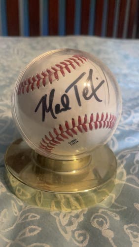 Signed Authentic Mark Teixeria Baseball!