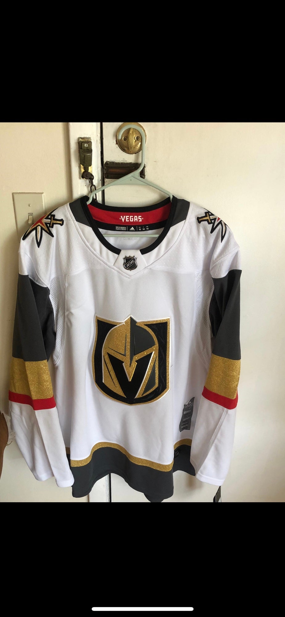 adidas, Other, Size 54 Adidas Vegas Golden Knights Limited Edition Glow  In The Dark Jersey