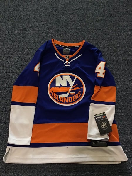 NHL NY ISLANDERS YOUTH TEAM APPAREL JERSEY (BLUE/WHITE/ORANGE, M 10/12)NWT