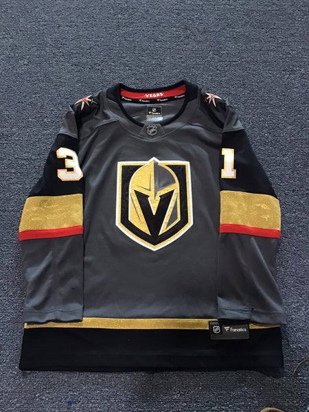 NHL Youth Vegas Golden Knights Premier Home Jersey, Size: S/M, Gray