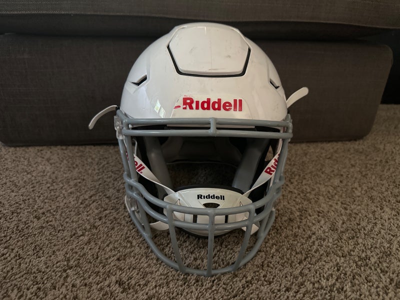 SEATTLE SEAHAWKS Used Riddell Blue Team FOOTBALL HELMET Medium Display Game