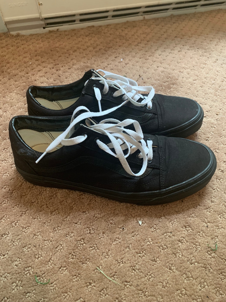 Black Men's Size 11 (Women's 12) Vans Shoes