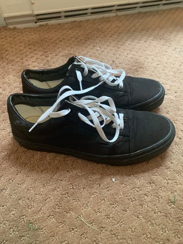 Black Men's Size 11 (Women's 12) Vans Shoes