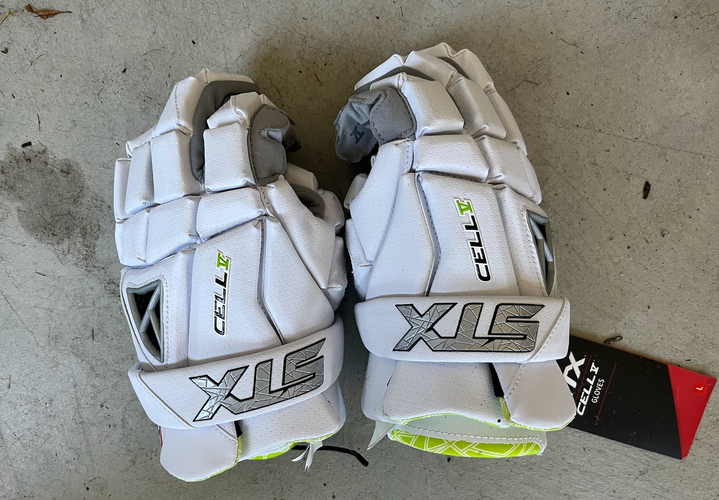 New Player's STX Cell V Lacrosse Gloves Large
