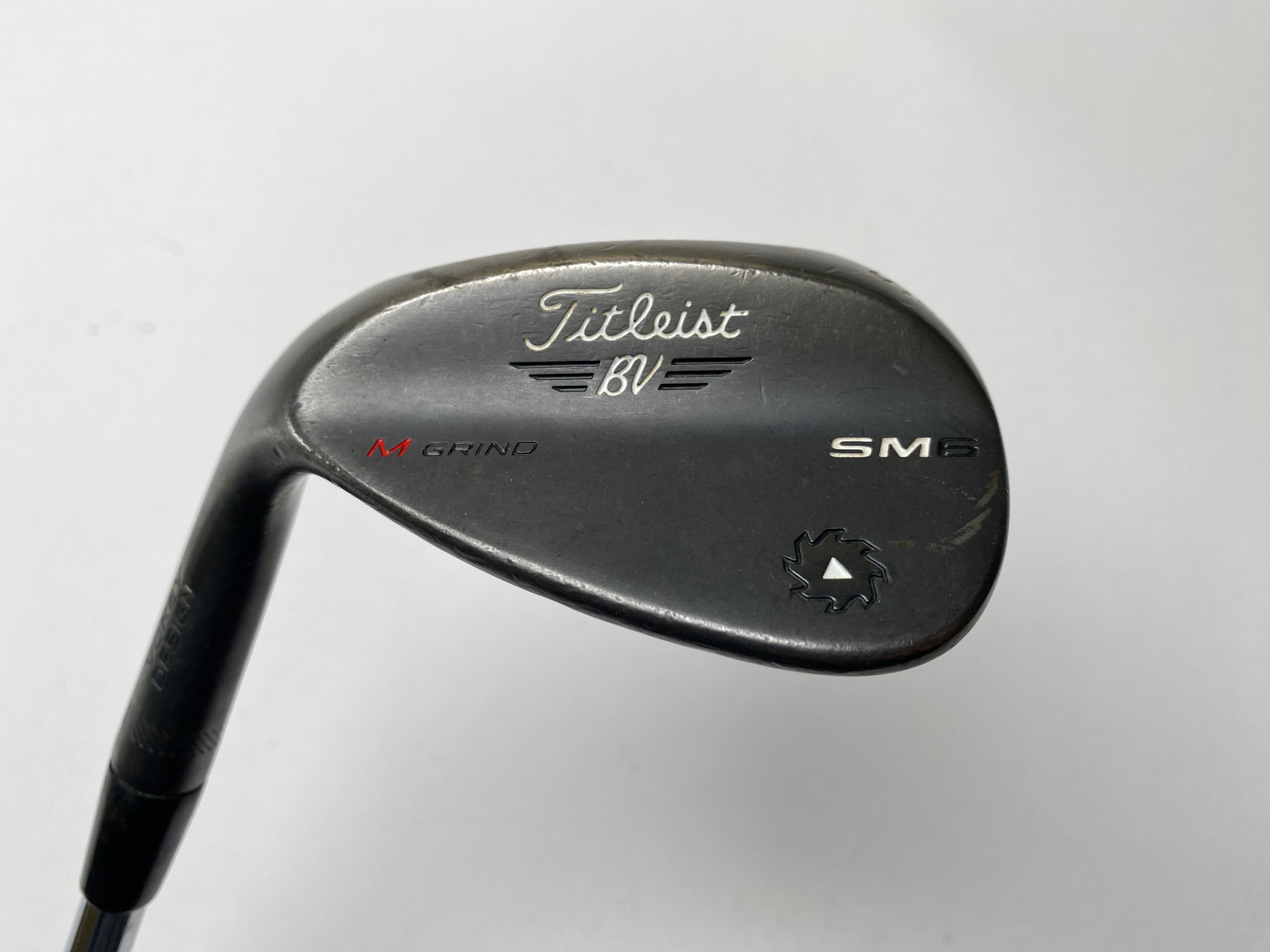 Titleist Vokey SM6 Jet Black Wedge 54* 8 Bounce Wedge Steel Mens