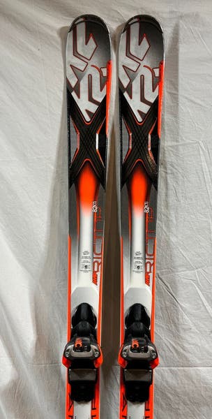 k2 amp rictor 82 xti all terrain rocker ski K2 AMP Rictor 82XTi 177cm 127-82-112 Rocker Skis Marker MXC 12.0 Demo  Bindings | SidelineSwap