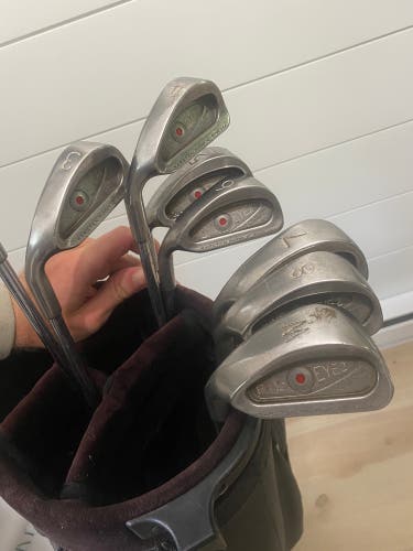 RARE PING Left Hand Steel Shaft Eye 2 + Iron Set 2-PW