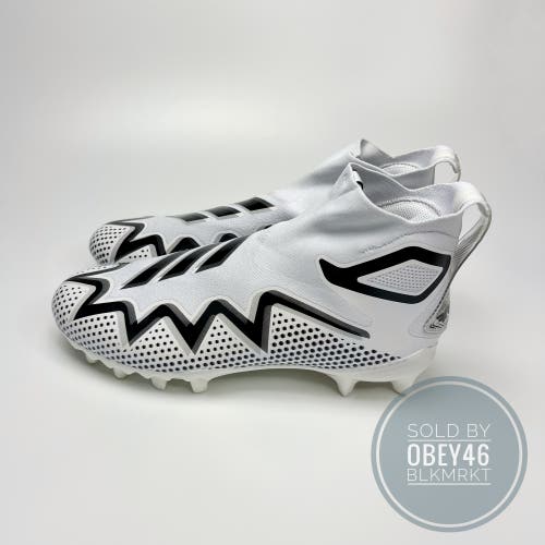 adidas Freak Ultra White Black  Football Cleats 12.5