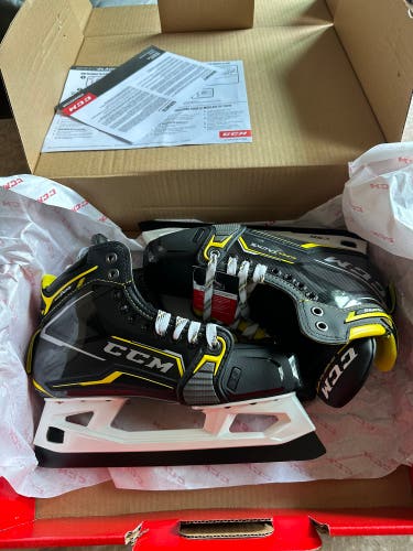 New CCM AS3 Pro Goalie Skates - 7.5D (Comes with extra steel)