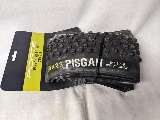 Forte PISGAH MTB Mt. Bike Tire Size 26 In x 2.3 In Color Black Condition NEW