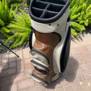 classic golf cart bag with club dividers