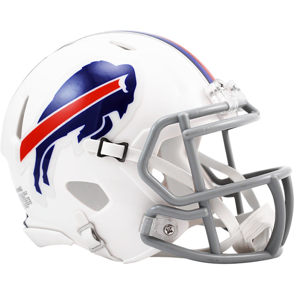 Buffalo Bills Gregory Rousseau Signed Full Size Speed Replica Helmet Jsa Coa