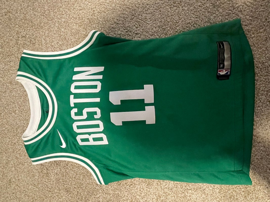 Men 11 Kyrie Irving Celtics Jersey Gray City Edition Authentic Player