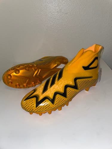 Adidas Primeknit Freak Ultra 22 Yellow Football Cleats GZ0469 Size 12